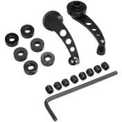 Resim Yunboo Alüminyum Altyapı Evrensel Araç Penceresi Manuel Kolu - Siyah, 20 Dakikada Kurulabilir, Tam Uyumlu 