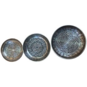 Resim Bakır Çerezlik Seti Bakır - Gümüş 