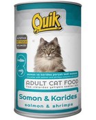 Resim Quik Adult Somon ve Karidesli Yetişkin Kedi Konservesi 415 Gr 