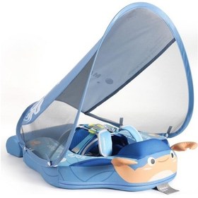 Resim Mambobaby Yüzme Simidi - Yengeç, Emniyetli, Gölgelikli Ve Ayak Destekli 