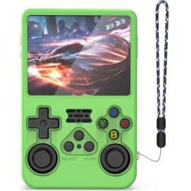 Resim Fochsia Anbernıc R36s Yeşil Silikon Kılıf Toz Düşme Çizilme Korumalı Taşınabilir Oyun Konsolu Aksesuarı 