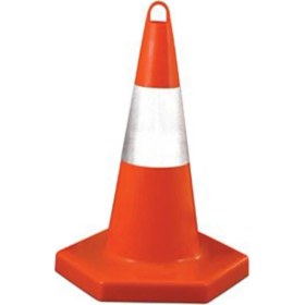 Resim MFK Plastik MFK3152 Kırılmaz 52 cm Trafik Konisi 