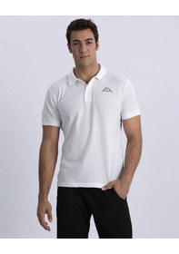 Resim Kappa Logo Maltax 2 MSS Erkek Regular Fit Polo Yaka Tişört Beyaz 