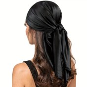 Resim 1 adet 90 * 90 cm şık düz renkli eşarp, mevsimlik popüler atkı, lüks kumaş kare eşarp, kadın parti eşarbı, açık hava seyahat eşarpi, sarı kırmızı siyah beyaz yeni şal 