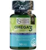 Resim Natures Supreme Omega 3 1000 Mg 30 Kapsül Aromasiz 
