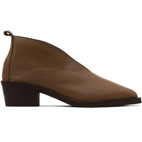 Resim Bueno Shoes Kahverengi Deri Kadın Topuklu Bot 01wd4004 