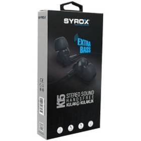 Resim Syrox Stereo Sound Handsfree Kulak Içi Kulaklık 