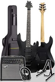 Resim Midex GRX-300-50-AMP 50 W Gainli Şarjlı Bluetooth'lu Amfi ve Full Profesyonel Elektro Gitar Seti 