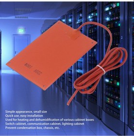 Resim Vkemall Soğuk Hava İçin Silikon Kauçuk Motor Isıtıcı Padı - 220v 100w, Yüksek Sıcaklık Dayanıklı, Ultra İnce, Kabinler İçin Nem Alma Ve Isıtma 