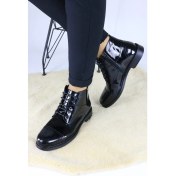 Resim Natural Shoes Erkek Hakiki Siyah Açma Deri Klasik Fermuarlı Bot 