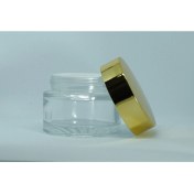 Resim Krem Kutusu 50 ml (20 Adet) Şeffaf Sarı Kapaklı Kavanoz 