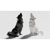 Resim shop Trend Poligon Kurt Figürü - Modern ve Estetik Dekorasyon Parçası 