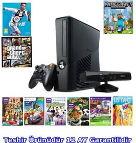 Resim xbox 360 +300 Dijital Oyun+500 Gb Hdd+kinect Kamera+1 Ad Kol+teşhir Ürünü+hediyeli 