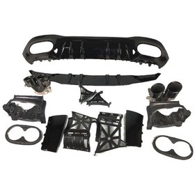 Resim Mercedes Benz W177 A Serisi A45 Difüzör Ve Egzoz Uçları 