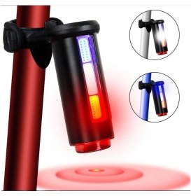 Resim ForteGT Bisiklet USB Şarj Edilebilir 360 Derece LED Uyarı Arka Işığı Xbyc 6162 