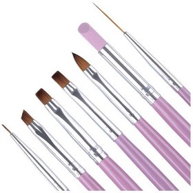 Resim Sones Adet / Set Tırnak Boyama Gerdirme Fırçası Şekillendirme Ve Bileme Kalemi Manikür Aracı 