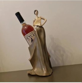 Resim Uretti - Gülnur 8452 - 1950 El Yapımı Şarap Tutucu - Soyut Kadın 