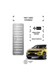 Resim Vw T-roc Ayak Dinlendirme Pedalı Krom Ayak Dayama Pedalı 