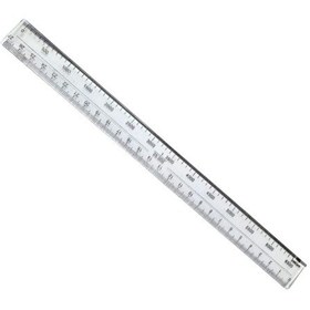 Resim 27 Cm Düz Harita Cetveli 1/25000 Ölçekli -askeri Cetvel Asker Yeşili 