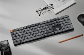 Resim Keychron K5 Max%100 Brown Switch Kablosuz Türkçe Mekanik Karbon Siyah Gaming Klavye (K5M-H3-TR) 