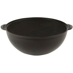 Resim Lava Döküm Yuvarlak Kazan / Tencere. Döküm Demir Yekpare Kulplu Çap(Ø)28cm. 