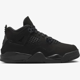 Resim Jordan Air 4 Retro (Gs) - Siyah / | Unisex 