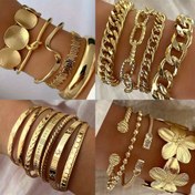 Resim 1-7 adetlik bir klasik vintage çiçek desenli metal bilezik, kadınların plajda, partilerde, müzik festivallerinde, tarihlerde, günlük kıyafetlerde ve yaz aylarında giyebileceği esnek açık manşet bileziği içerir. 