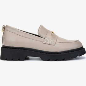 Resim Valmenti Kadın Hakiki Deri Vizon Loafer Ayakkabı 926 24111 Bn Ayk Sk24-25 Vızon Dr VIZON 