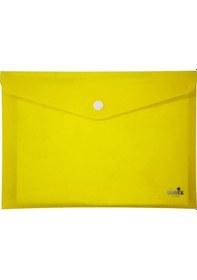 Resim Çıtçıtlı Zarf Dosya A4 Neon Sarı U1121n-sa 12 Li Paket 