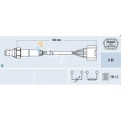 Resim FAE 77583 Oksijen Sensoru Logan Sandero Modus 1.2 16V Clio M4r Laguna III 8200495791 (WH952739) 