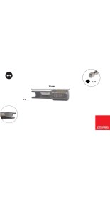 Resim Ceta Form 08X25 mm Spanner U Tip Bits Uç CB/SP08 