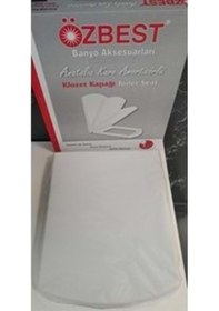 Resim Özbest Anatolia Kare Yavaş Kapanan Klozet Kapağı 