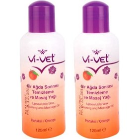 Resim Vi-Vet Ağda Temizleme Ve Masaj Yağı Portakal 125 ML 2'Li 