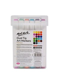 Resim Mm Premium Kutulu Çift Uçlu Resim Markerleri 24'lü Çok Renkli 