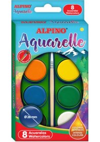 Resim Alpino Aquarelle 8 Renk Sulu Boya Seti 28 Mm 