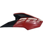 Resim MotoExpress Bajaj Pulsar Ns200 21-23 Sağ Depo Yanı Kapak Grenajı Paneli Mat Kırmızı-Beyaz A 