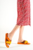 Resim PASSAGE SHOES 6092 Turuncu Sarı Kahverengi Multi Kadın Terlik 