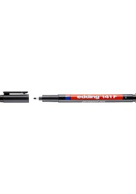 Resim Edding 141f Asetat Kalemi 0.6 MM 4'Lü Siyah 