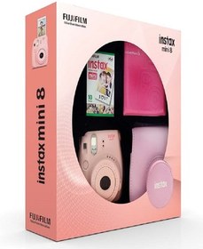 Resim Fuji Instax Mini 8 Gift Box 4 Pink 