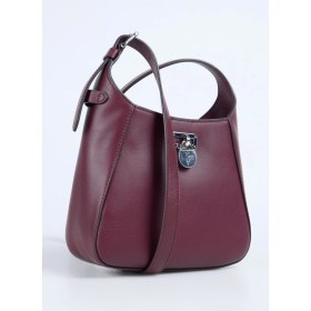 Resim Lauren Ralph Lauren %100 Akrilik Bordo Kadın Omuz Çantası 431966750010 