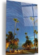 Resim Yağlı Boya Manzara Cam Tablo Hediyelik, Dekoratif, Ofis, Mutfak Camct0473- 