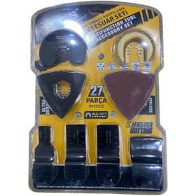 Resim özgürce Çeşitli Kesici ve Raspalama Aksesuar Uç Seti 27 Parça, Güçlü ve Çok Amaçlı 