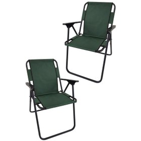 Resim Bofigo 60X80 Granit Desenli Katlanır Masa + 2 Adet Katlanır Sandalye Kamp Seti Bahçe Takımı Yeşil 