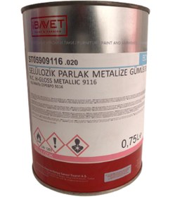Resim İBAVET Selülozik Parlak Boya Altın Yaldız 2.5 Litre 