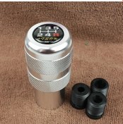 Resim Topnotch Itsok 5 Vitesli Alüminyum Vites Topuzu 3 Adaptörlü Manuel Şanzıman Araç Modifiye Aksesuarı Silver 5-r 