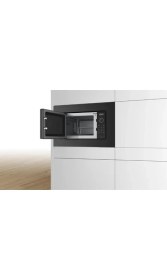 Resim Bosch BEL623MY3 Bosch Serie 2 ankastre Mikrodalga Neoklasik, Siyah 