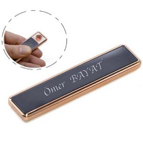 Resim KİŞİYE ÖZEL İSİMLİ USB'Lİ ŞARJLI ÇAKMAK 