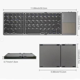 Resim Zr443 B033 Katlanabilir Klavye 