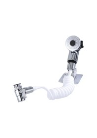 Resim Samdoo Dus Başlığı Seti 2 Seviye Ayarlı, Abs Materyal, Evler İçin Faucet Dönüştürücü Ve Bağlantı Parçaları 