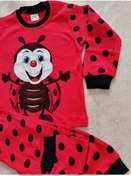 Resim Süper Mini Baby 6-12 Ay Uğur Böcekli Unisex Pijama Takımı 